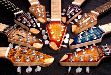 EVH Peavey Custom Shop Wolfgang Guitar Headstocks