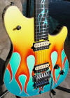 50's car theme Custom Wolfgang arch top built for the 2003 NAMM show